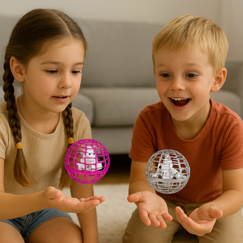 FlyNova™- Pack 2 Bolas Voladoras Boomerang con luces LED