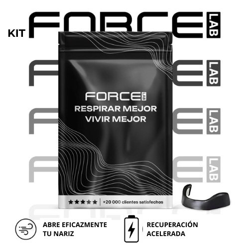 TIRAS NASALES MAGNÉTICAS ForceLab™ - MEJORA TU RENDIMIENTO Y RECUPERACIÓN