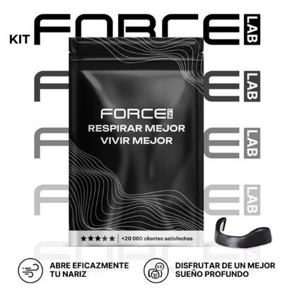ForceLab™ KIT TIRAS NASALES MAGNÉTICAS PARA DORMIR MEJOR