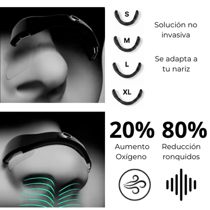 ForceLab™ KIT TIRAS NASALES MAGNÉTICAS PARA DORMIR MEJOR