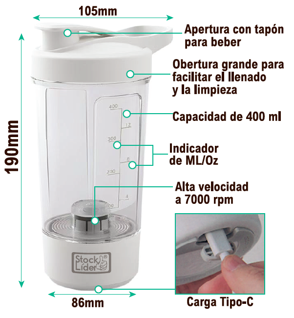 Vaso mezclador StockLíder